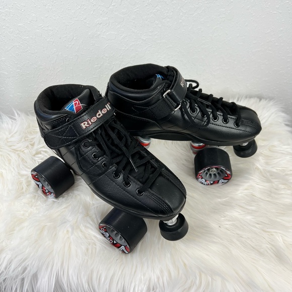 Ridell Shoes - Ridell R3 Derby Roller Skate, Black size 6